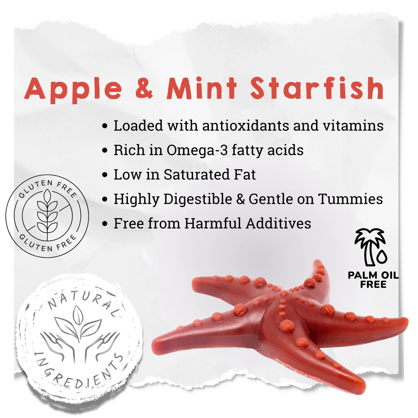 Apple, Broccoli & Mint Starfish